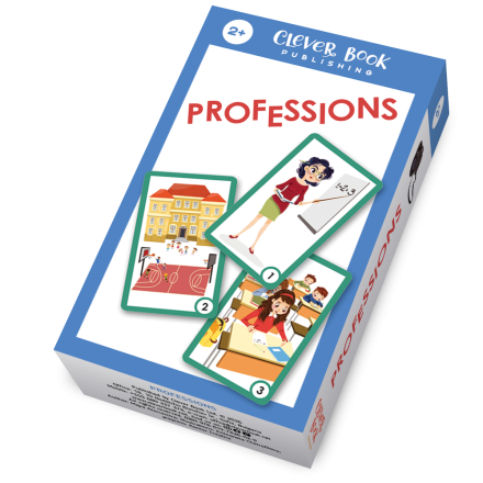 Professions – educational puzzle cards introducing 10 different jobs to children ages 2+